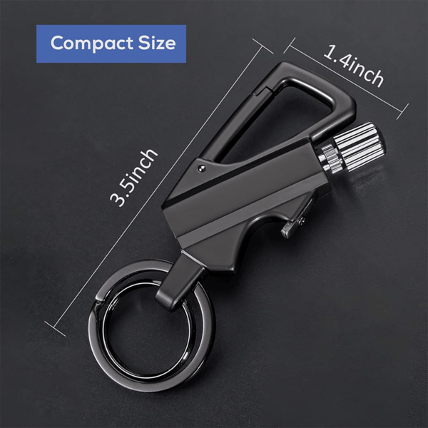 Almost Gone-💥Permanent Match Infinity Lighter with Multitool Keychain Bottle Opener