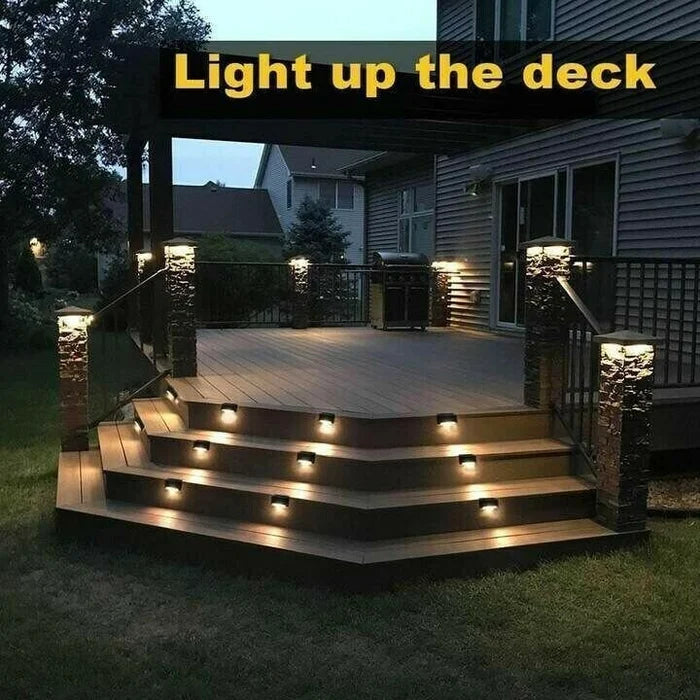 Waterproof Outdoor Solar Deck Lights🔥We are going to sell out 1000 items at the lowest price USD $6.99, 12 hours later, the rate will be reset to its original cost USD $9.99.