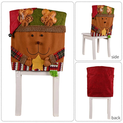 💥Cute Christmas Themed Chair Cover🎄