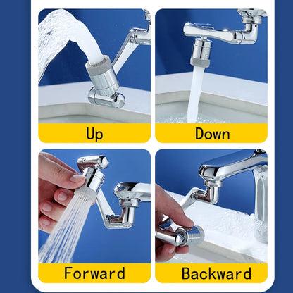 NEW Rotatable Faucet Universal Extender Stainless steel Universal 1080 °
