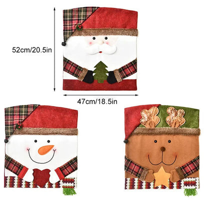 💥Cute Christmas Themed Chair Cover🎄