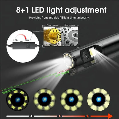 🔎 Plug-and-Play Endoscope Camera – Compatible with Android & iPhone & ipad for Direct Connection
