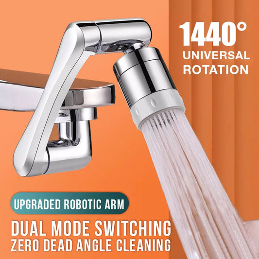 NEW Rotatable Faucet Universal Extender Stainless steel Universal 1080 °