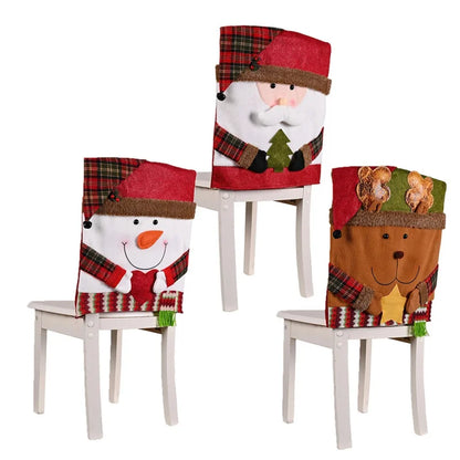 💥Cute Christmas Themed Chair Cover🎄