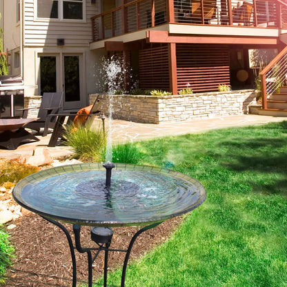 Solar outdoor fountain-The perfect garden decoration