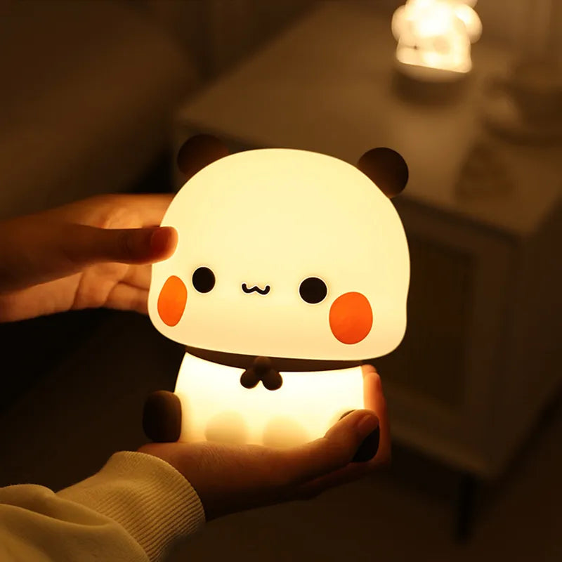 Kawaii Bear Panda Led Night Light Lamp