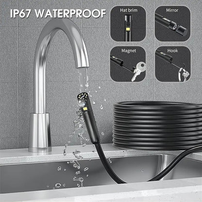 🔎 Plug-and-Play Endoscope Camera – Compatible with Android & iPhone & ipad for Direct Connection