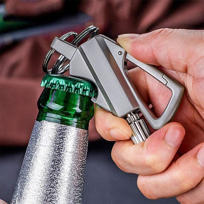 Almost Gone-💥Permanent Match Infinity Lighter with Multitool Keychain Bottle Opener