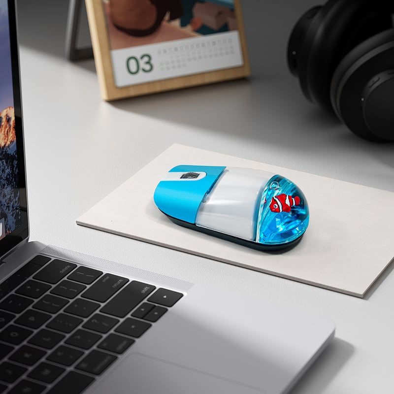 🐠 Cute Floating Animal Wireless Mouse